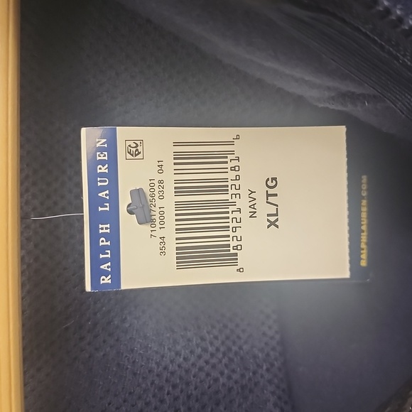 Polo Ralph Lauren Color Block Full Zip Fleece Jacket Navy - Picture 3 of 8